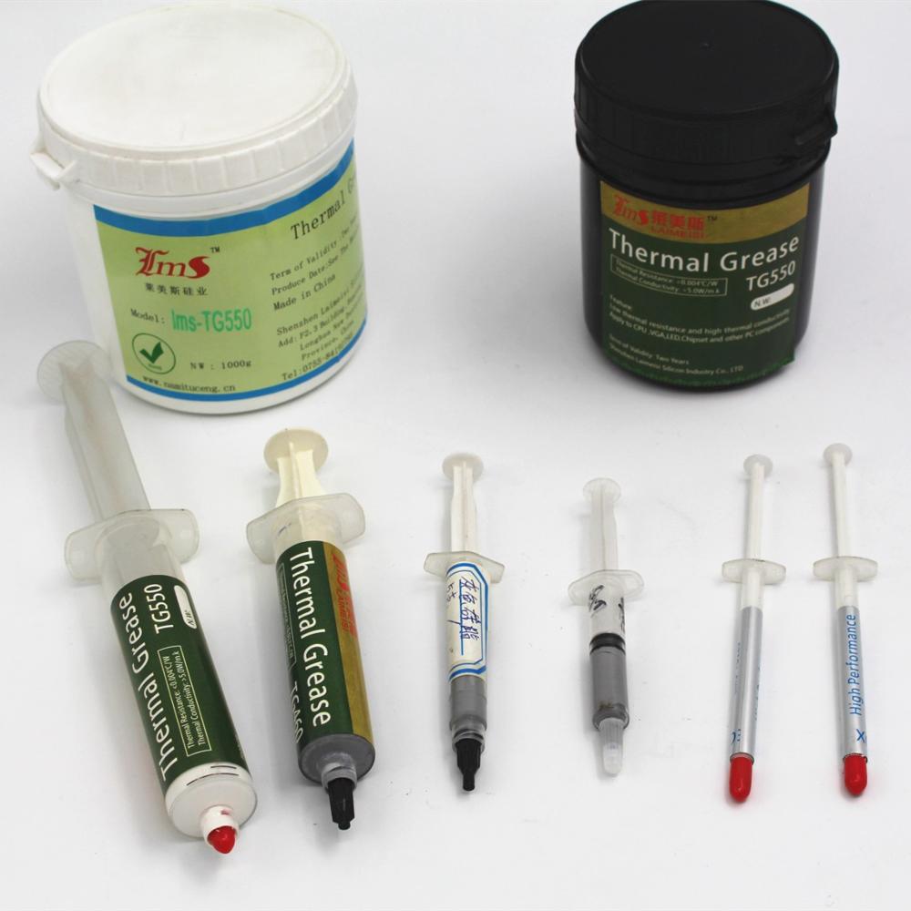 Adhesive Cream Paste Thermal Silicone Grease Syringe For LED Light