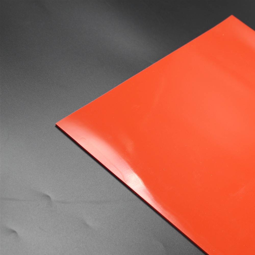 Red Heat Resistant Solid Silicone Rubber Sheet Industrial